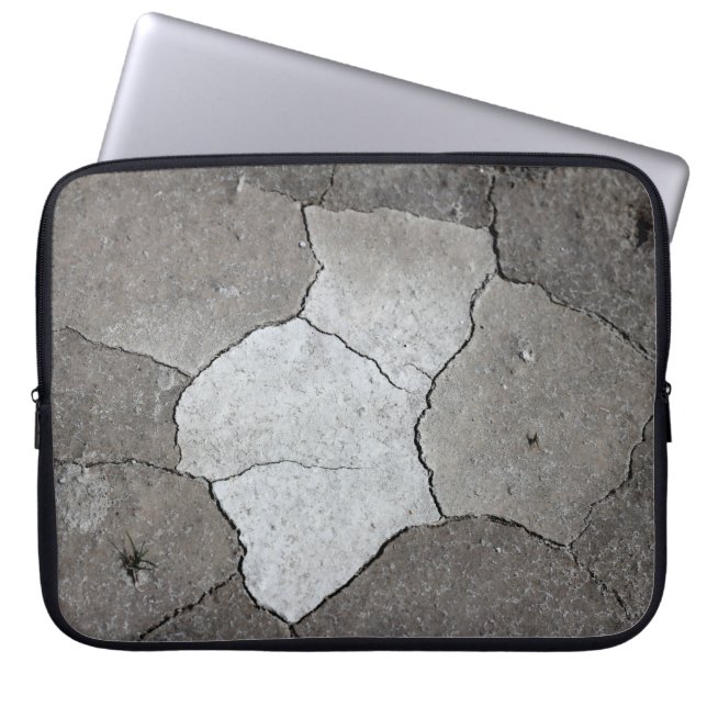 Capa Para Notebook Bolsa de laptop de lama rachada no deserto da Namí (Frente)