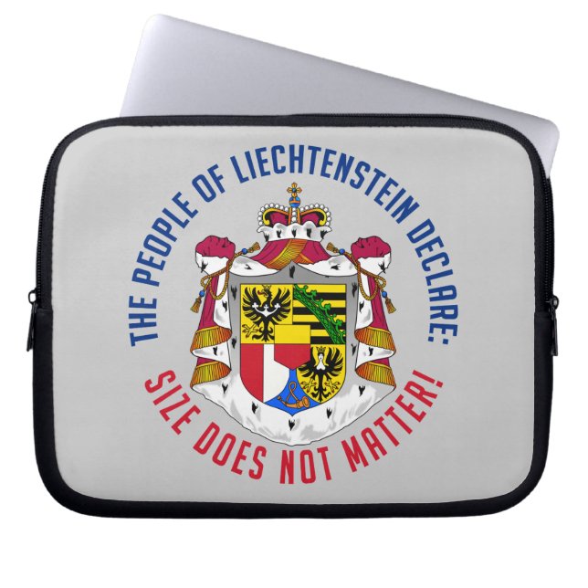 Capa Para Notebook Bolsa de laptop de Liechtenstein (Frente)