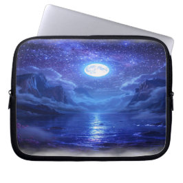Capa Para Notebook "Bolsa de laptop de Lua Cheia - Tecnologia Cênica