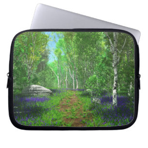 Capa Para Notebook Bolsa de laptop de Luz Bluebell