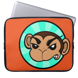 CAPA PARA NOTEBOOK BOLSA DE LAPTOP DE MACACOS ENGRAÇADOS