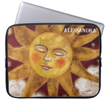 Bolsa de laptop de Marrom Sunset - Design personal
