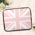 Capa Para Notebook Bolsa de laptop de Monograma de bandeira do Reino<br><div class="desc">Uma versão cor-de-rosa da bandeira do Reino Unido - adicione suas iniciais e deixe esta bolsa de laptop fina cuidar de sua tecnologia.</div>