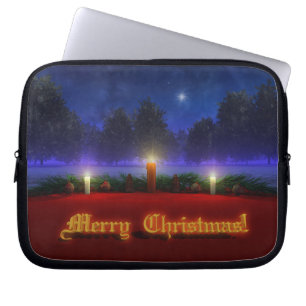 Capa Para Notebook Bolsa de laptop de Natal das Visões Brigher