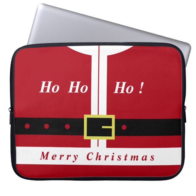 Capa Para Notebook Bolsa de laptop de Natal - Divertimento para o Pap (Frente)