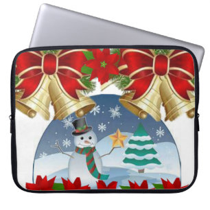 Capa Para Notebook Bolsa de laptop de Natal Neoprene de 15 polegadas,