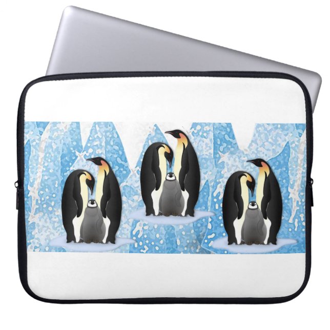Capa Para Notebook Bolsa de laptop de Natal Neoprene de 15 polegadas, (Frente)