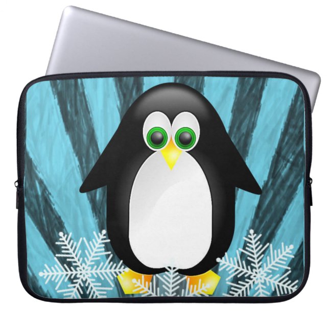 Capa Para Notebook Bolsa de laptop de Natal Neoprene de 15 polegadas, (Frente)