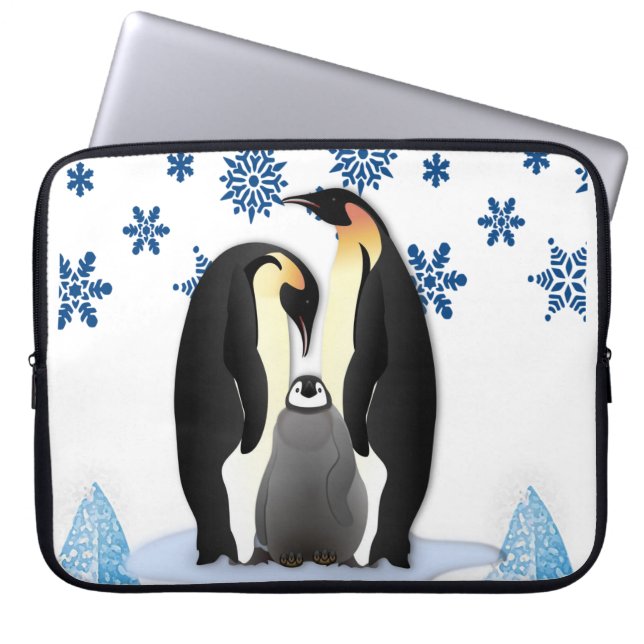 Capa Para Notebook Bolsa de laptop de Natal Neoprene de 15 polegadas, (Frente)