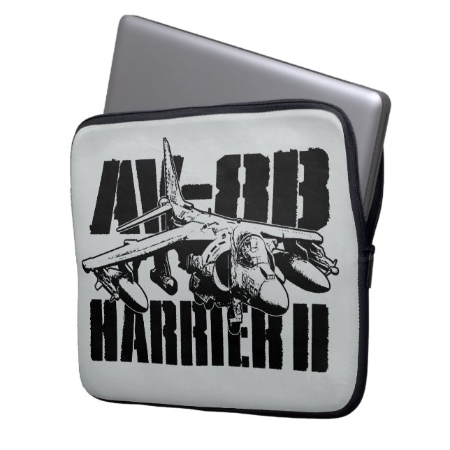 Capa Para Notebook Bolsa de laptop de Neoprene AV-8B Harrier II de 13 (Frente Esquerda)