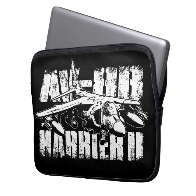 Capa Para Notebook Bolsa de laptop de Neoprene AV-8B Harrier II de 13 (Frente Esquerda)