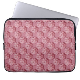 Capa Para Notebook Bolsa de laptop de Neoprene com Flores Rosa