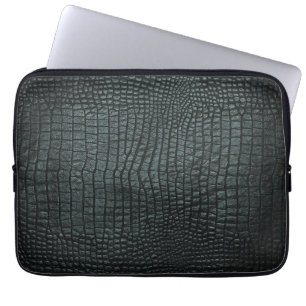 Capa Para Notebook Bolsa de laptop de Neoprene de couro crocodilo de 