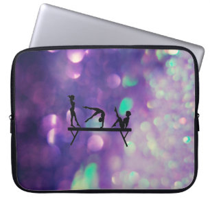 Capa Para Notebook Bolsa de laptop de Neoprene de ginástica roxa