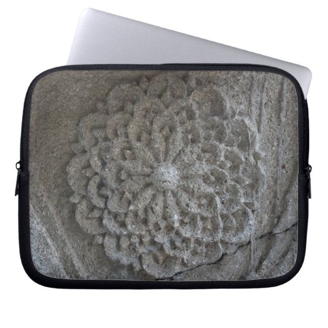 Capa Para Notebook Bolsa de laptop de Neoprene de Pedra Mandala grava (Frente)