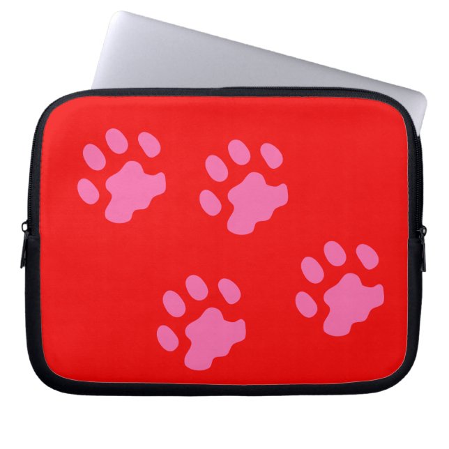 Capa Para Notebook Bolsa de laptop de Neoprene de Pinças Rosa de 10 p (Frente)