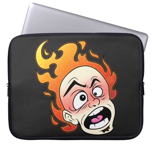 Capa Para Notebook Bolsa de laptop de Neoprene Scovilleliced Fire Hea (Frente)