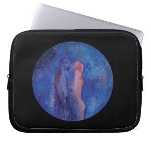 Capa Para Notebook Bolsa de laptop de Neoprene Trabalho de arte Beija
