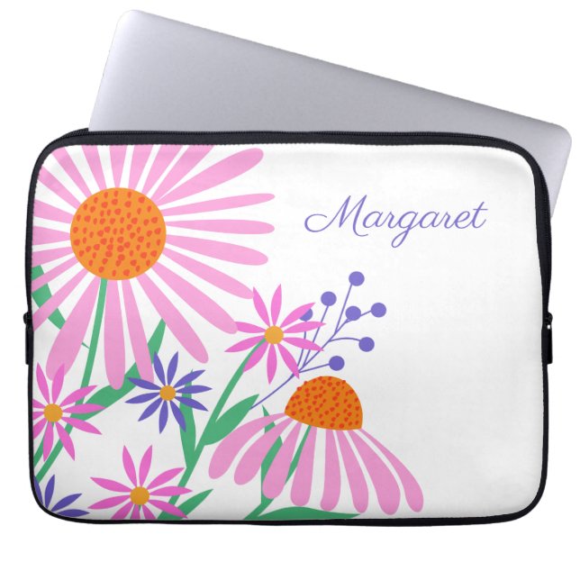 Capa Para Notebook Bolsa de laptop de nome personalizado do Cute Dais (Frente)
