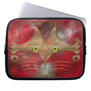 Capa Para Notebook Bolsa de laptop de olhos de gato