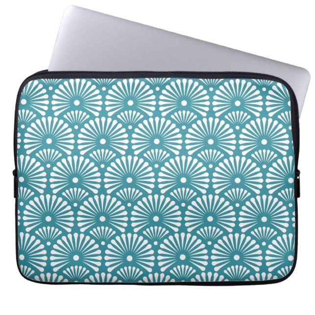 Capa Para Notebook Bolsa de laptop de Ornamento Floral (Frente)