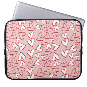 Capa Para Notebook Bolsa de laptop de Padrão Coração Bonito