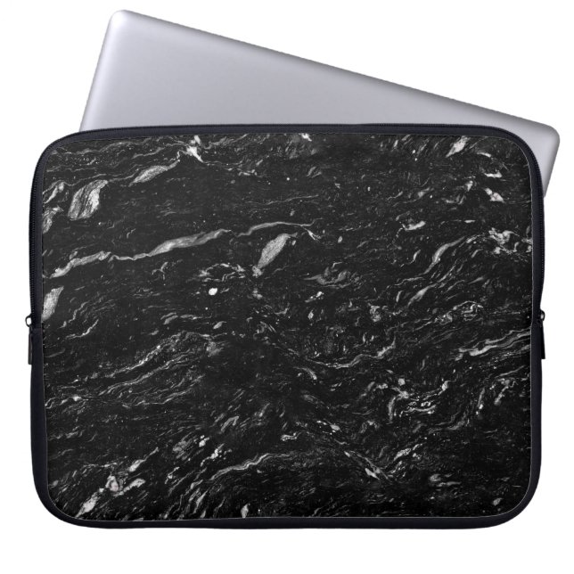 Capa Para Notebook Bolsa de laptop de Padrão de Pedra Granite (Frente)