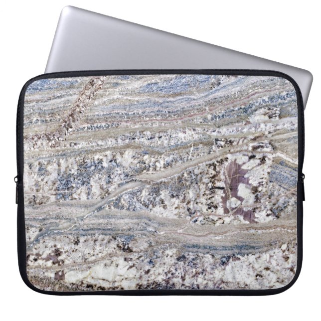 Capa Para Notebook Bolsa de laptop de Padrão de Pedra Granite (Frente)