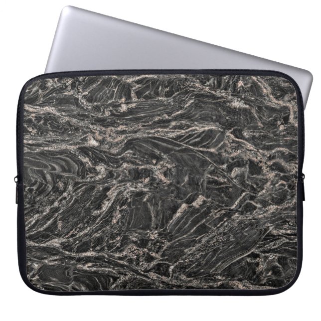 Capa Para Notebook Bolsa de laptop de Padrão de Pedra Granite (Frente)