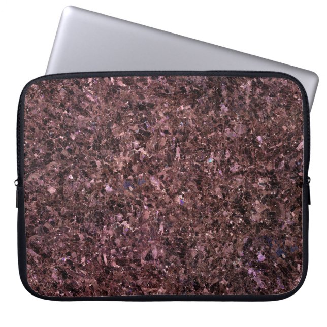 Capa Para Notebook Bolsa de laptop de Padrão de Pedra Granite (Frente)