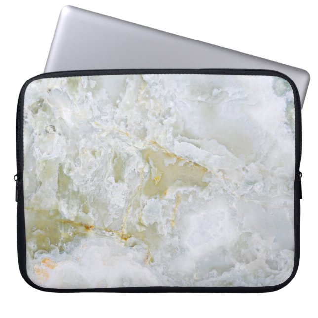 Capa Para Notebook Bolsa de laptop de Padrão de Pedra Onyx (Frente)