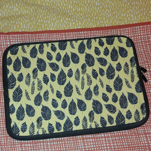 Capa Para Notebook Bolsa de laptop de padrão Folha