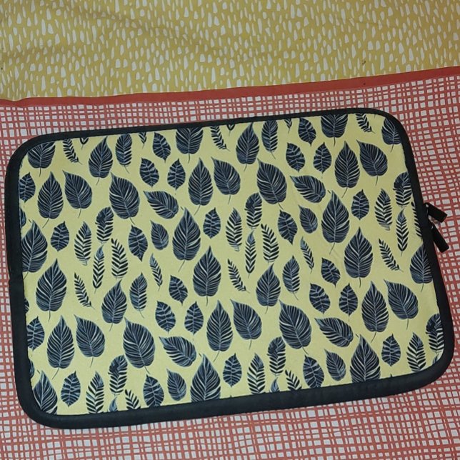 Capa Para Notebook Bolsa de laptop de padrão Folha (Criador carregado)