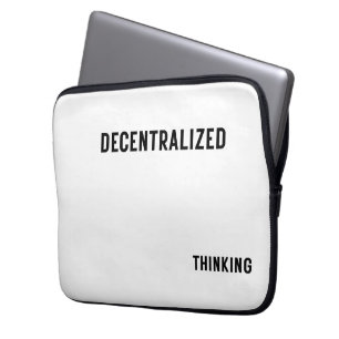 Capa Para Notebook Bolsa de Laptop de Pensamento Descentralizado