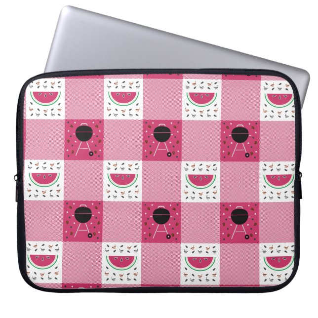 Capa Para Notebook Bolsa de laptop de Picnic de Verão (Frente)