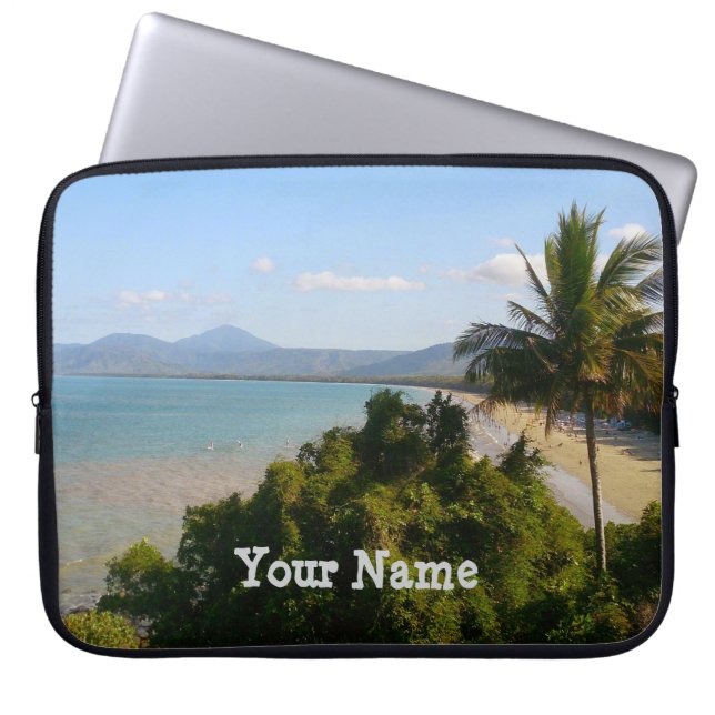 Capa Para Notebook Bolsa de laptop de Praia de Cairns Personalizados (Frente)