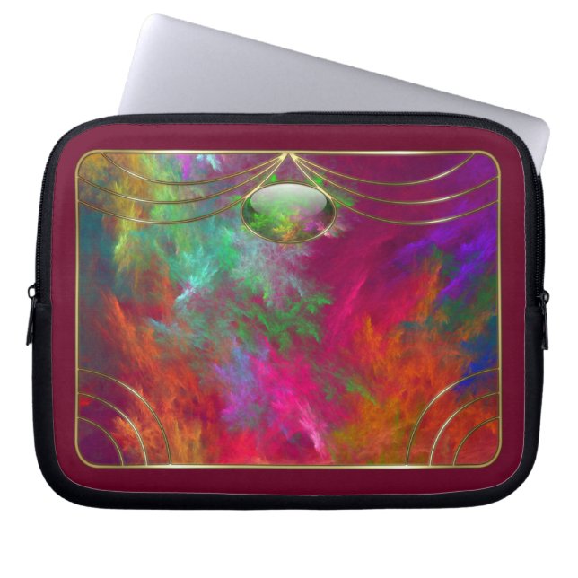 Capa Para Notebook Bolsa de laptop de Profundidades do Coral (Frente)