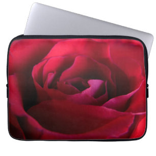 Capa Para Notebook Bolsa de laptop de rosa vermelha Romântica para Ro