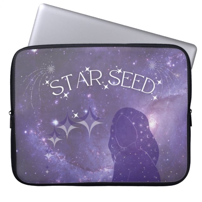 Capa Para Notebook Bolsa de laptop de Semente Estrela (Frente)