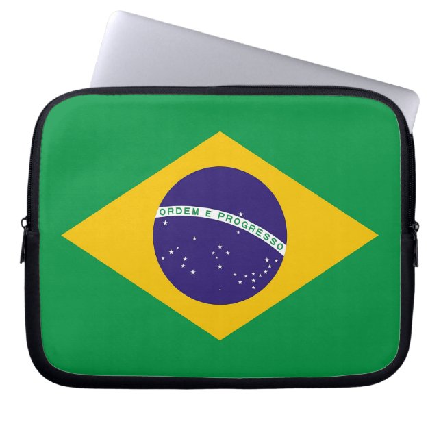 Capa Para Notebook Bolsa de laptop de Sinalizador Brasileira (Frente)