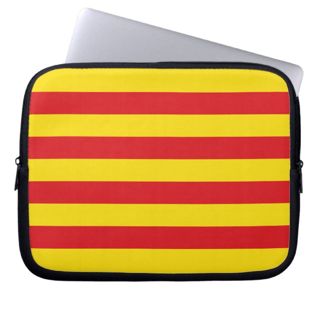 Capa Para Notebook Bolsa de laptop de Sinalizador da Catalunha (Frente)