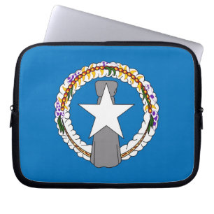 Capa Para Notebook Bolsa de laptop de Sinalizador das Ilhas Mariana n