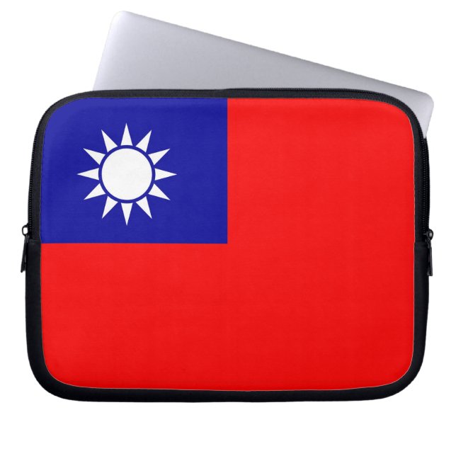 Capa Para Notebook Bolsa de laptop de Sinalizador de Taiwan (Frente)