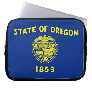 Capa Para Notebook Bolsa de laptop de Sinalizador do Estado do Oregon