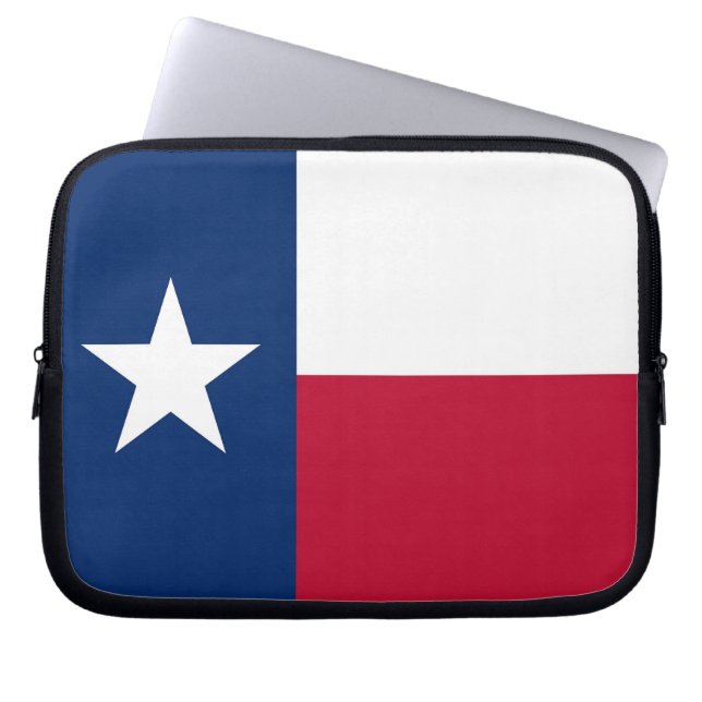 Capa Para Notebook Bolsa de laptop de Sinalizador do Estado do Texas (Frente)