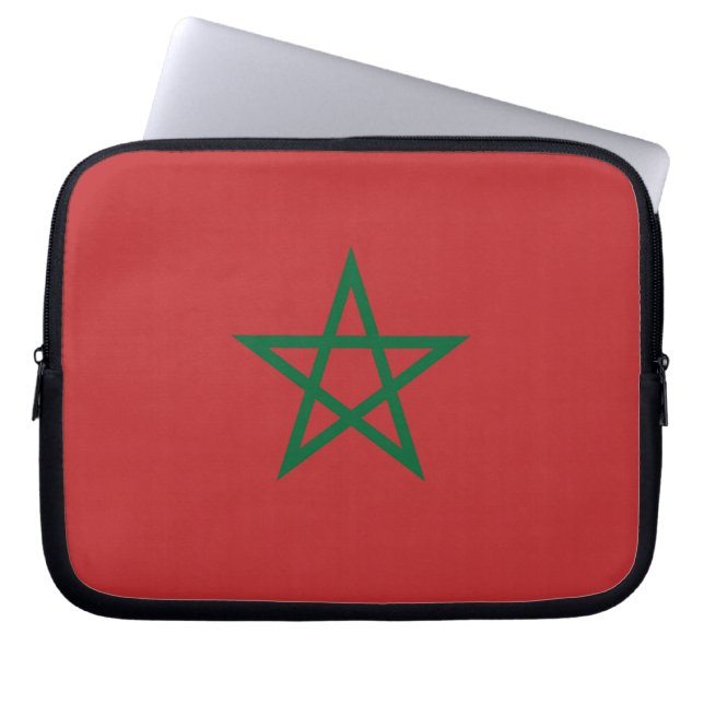 Capa Para Notebook Bolsa de laptop de Sinalizador do Marrocos (Frente)