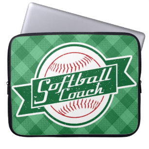 Capa Para Notebook Bolsa de laptop de treinador de softball