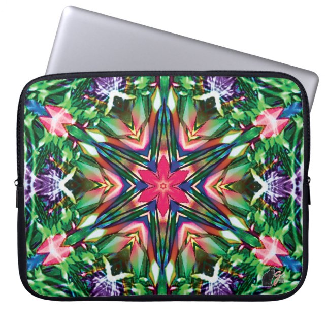 Capa Para Notebook Bolsa de laptop de Zesty Kaleidoscope (Frente)