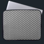 Capa Para Notebook Bolsa de laptop decorativa de Cinzas prateadas<br><div class="desc">Bolsa de laptop decorativa de Cinzas prateadas elegantes</div>
