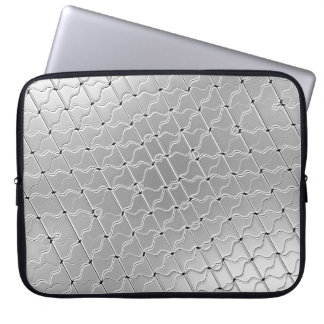 Capa Para Notebook Bolsa de laptop decorativa prateada
